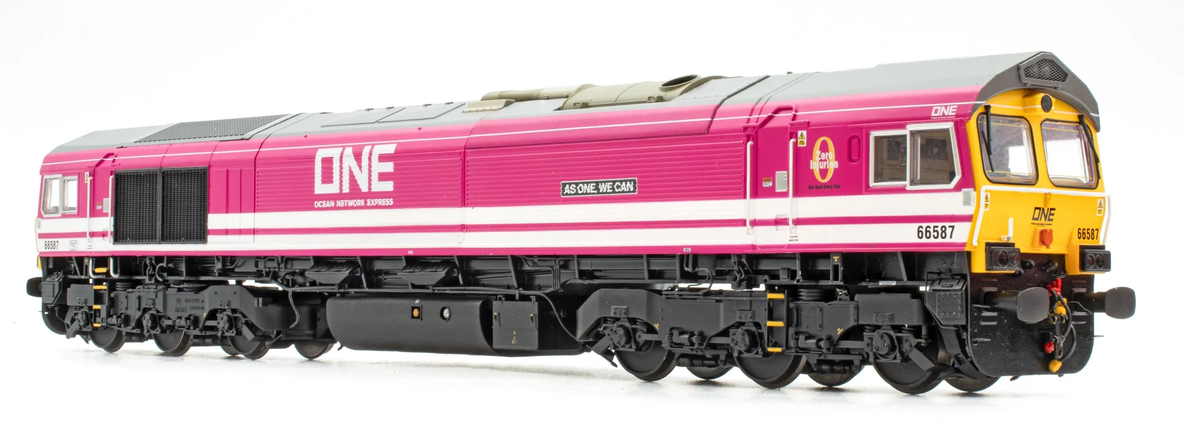 ACC3472-DCC Class 66 Freightliner (ONE) No.66587 Diesel Locomotive - DCC Sound - Image 2