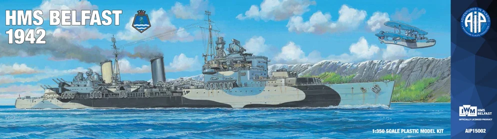 AIP15002 HMS Belfast 1942 Royal Navy Cruiser