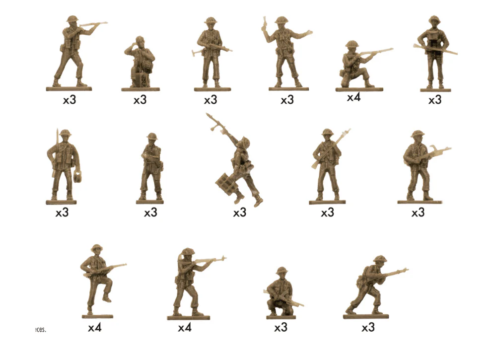 A00763V WWII British Infantry N. Europe Model Kit - Image 2