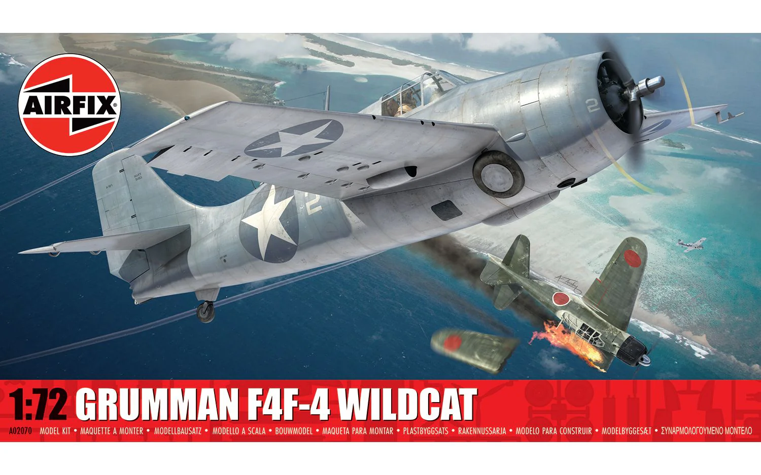 A02070 Grumman F4F-4 Wildcat Model Kit