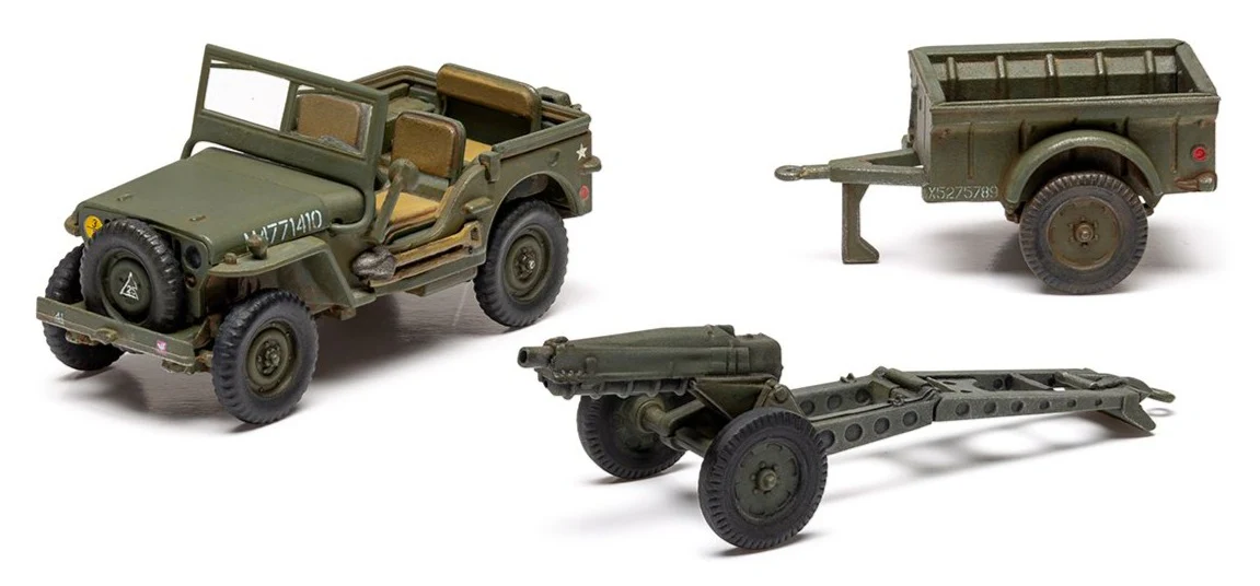 A02339 Willys MB Jeep Model Kit - Image 4