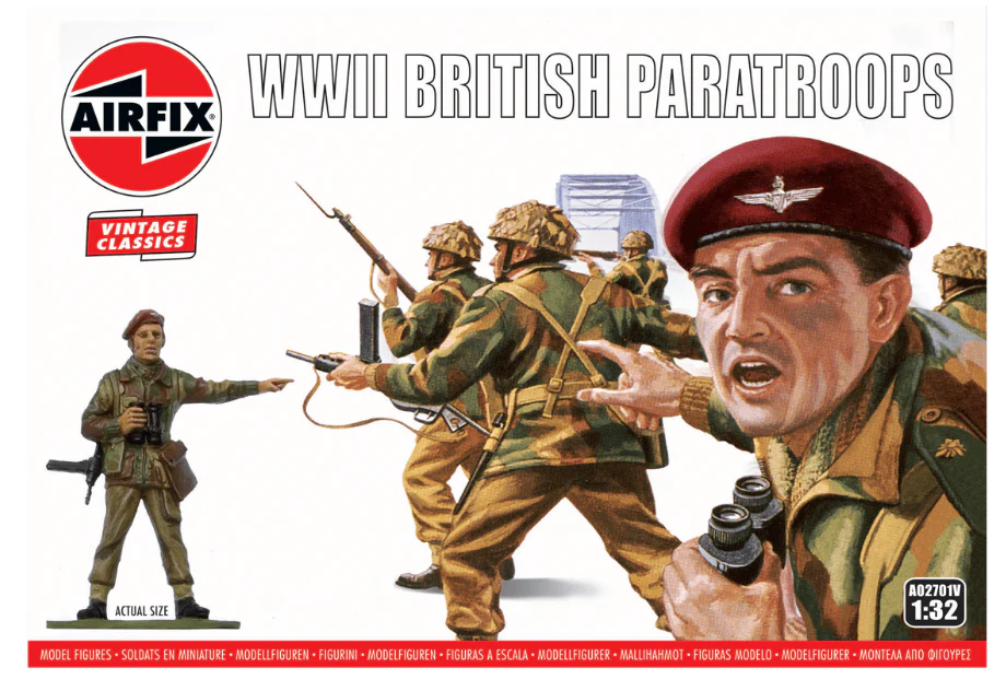 A02701V WWII British Paratroops Model Kit