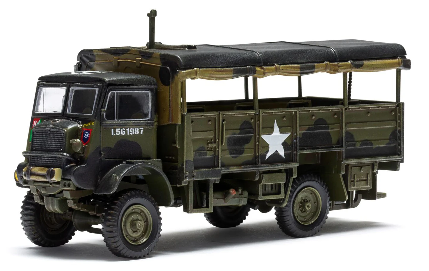A03306A WWII 3-ton 4x4 General Service & Troop Trucks Model kit - Image 3