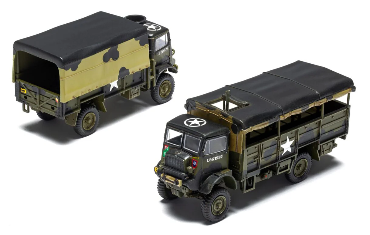 A03306A WWII 3-ton 4x4 General Service & Troop Trucks Model kit - Image 5