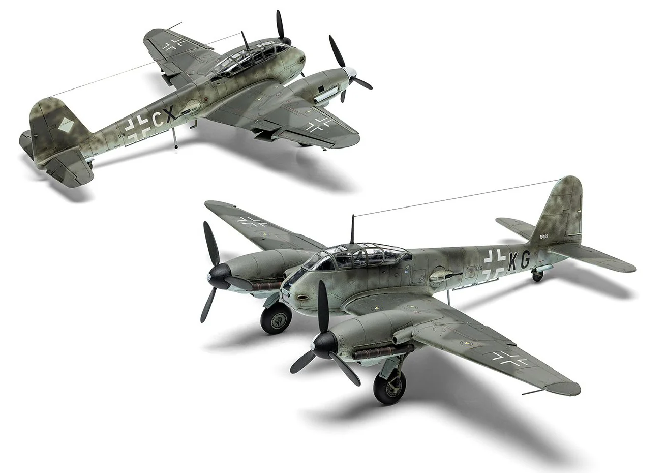 A04069 Messerschmitt Me410A-1 Model Kit - Image 6