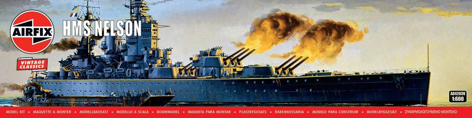 A04203V HMS Nelson Model Kit - Image 5