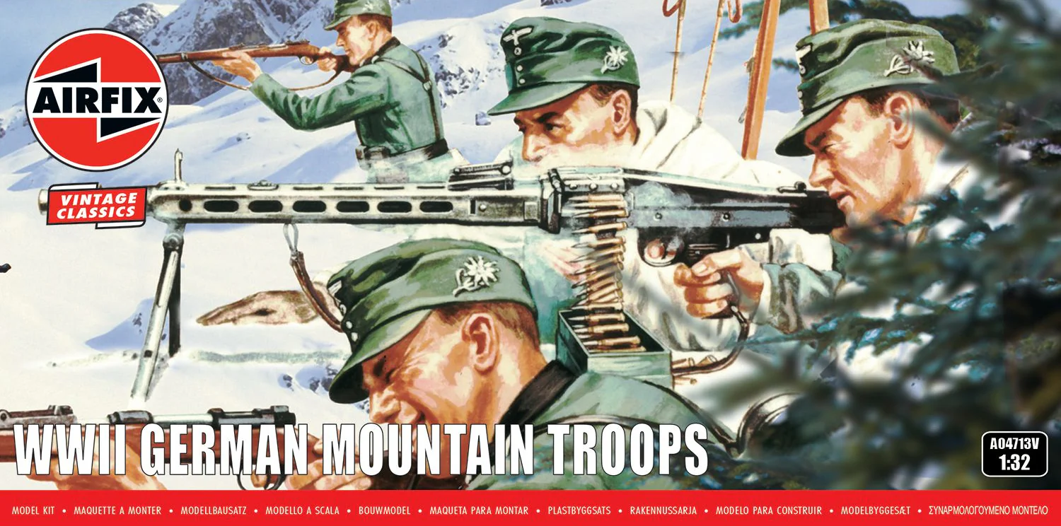A04713V WWII German Mountain Troops Model Kit