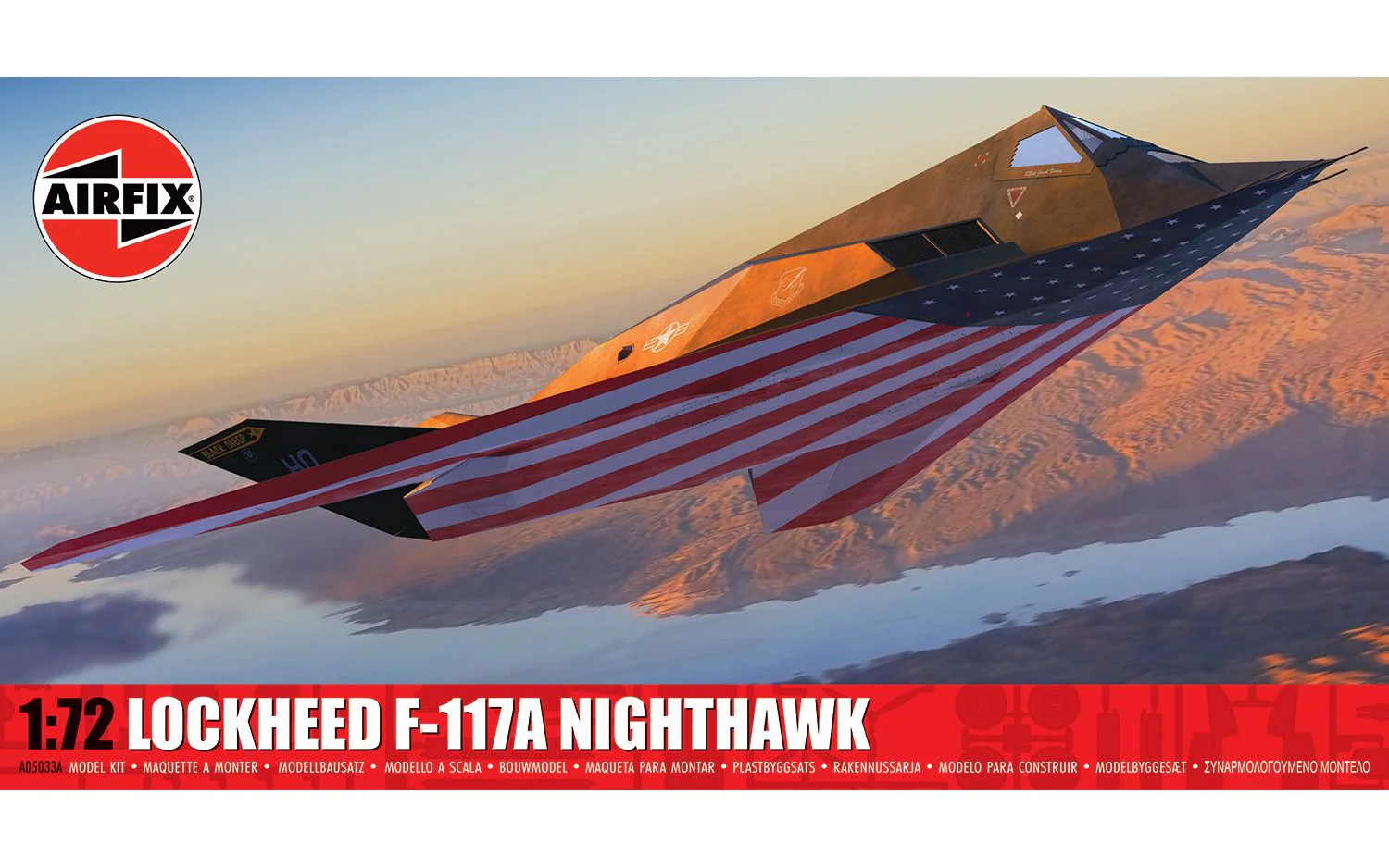 A05033A Lockheed F-117A Nighthawk Model Kit