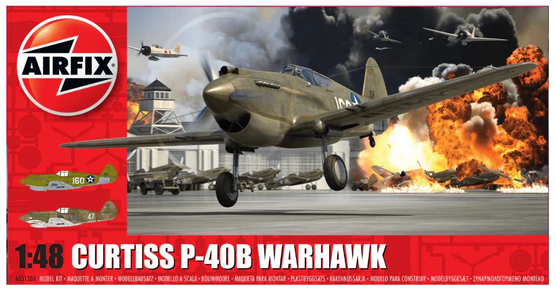 A05130A Curtiss P-40B Warhawk Model Kit