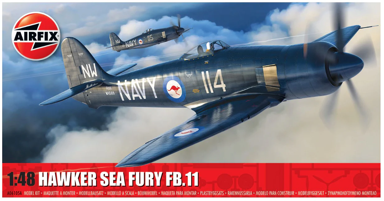 A06105A Hawker Sea Fury FB.11 Model Kit
