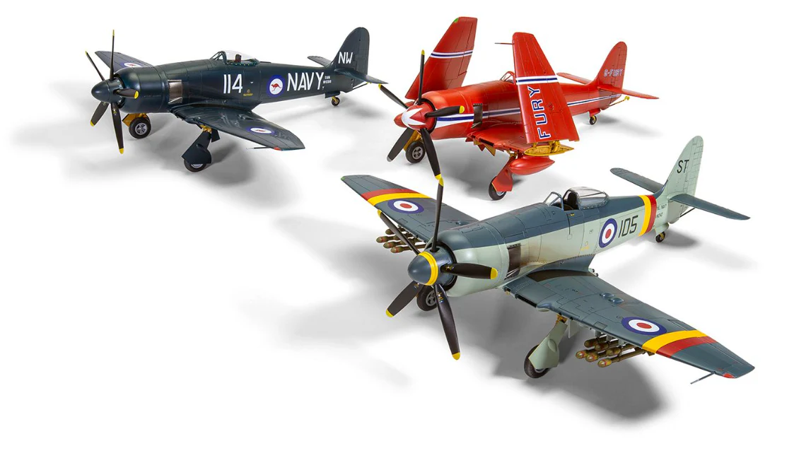 A06105A Hawker Sea Fury FB.11 Model Kit - Image 10