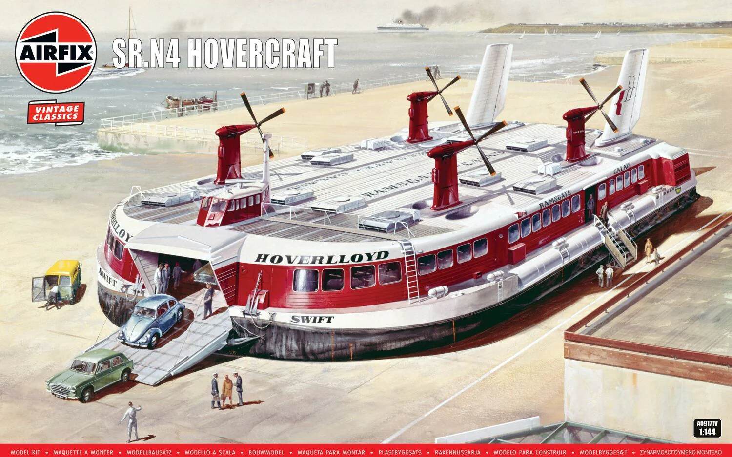 A09171V SR.N4 Hovercraft Model Kit - Image 4