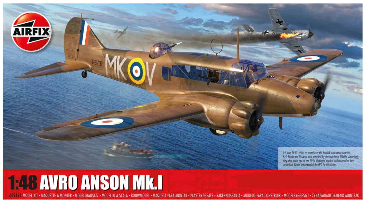 A09191 Avro Anson Mk.I Model Kit