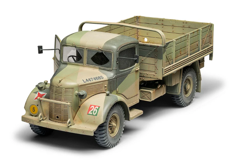 A1380 WWII British Army 30-cwt 4x2 GS Truck Model Kit - Image 4