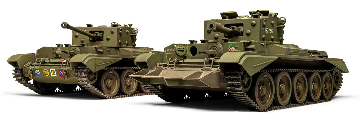 A1384 Cruiser Mk.VIII A27M Cromwell Mk.IV / Mk.VI Model Kit - Image 6