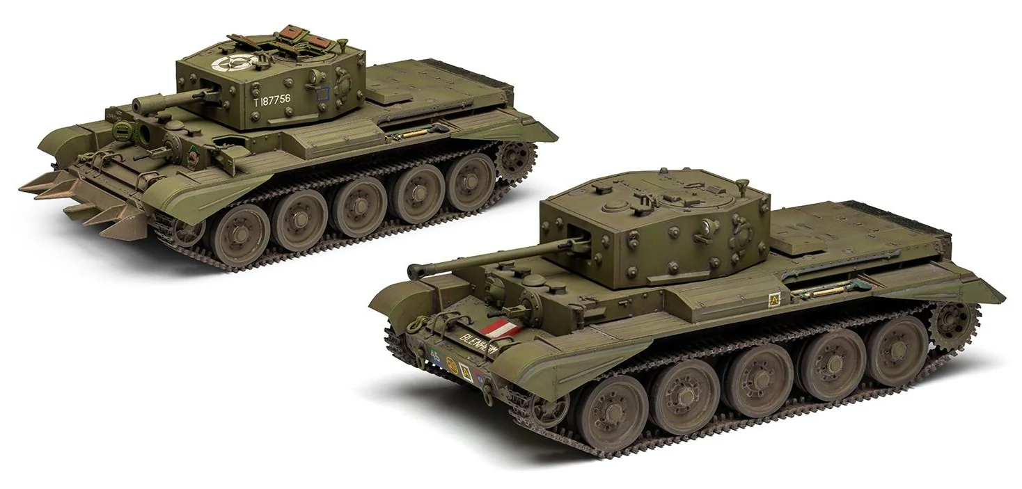 A1384 Cruiser Mk.VIII A27M Cromwell Mk.IV / Mk.VI Model Kit - Image 7