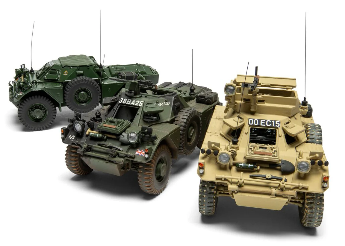 A1386 Ferret Scout Car Mk.1 Model Kit - Image 12