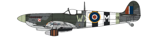 A17001A Supermarine Spitfire Mk.IXc Flying Dray Model Kit - Image 16