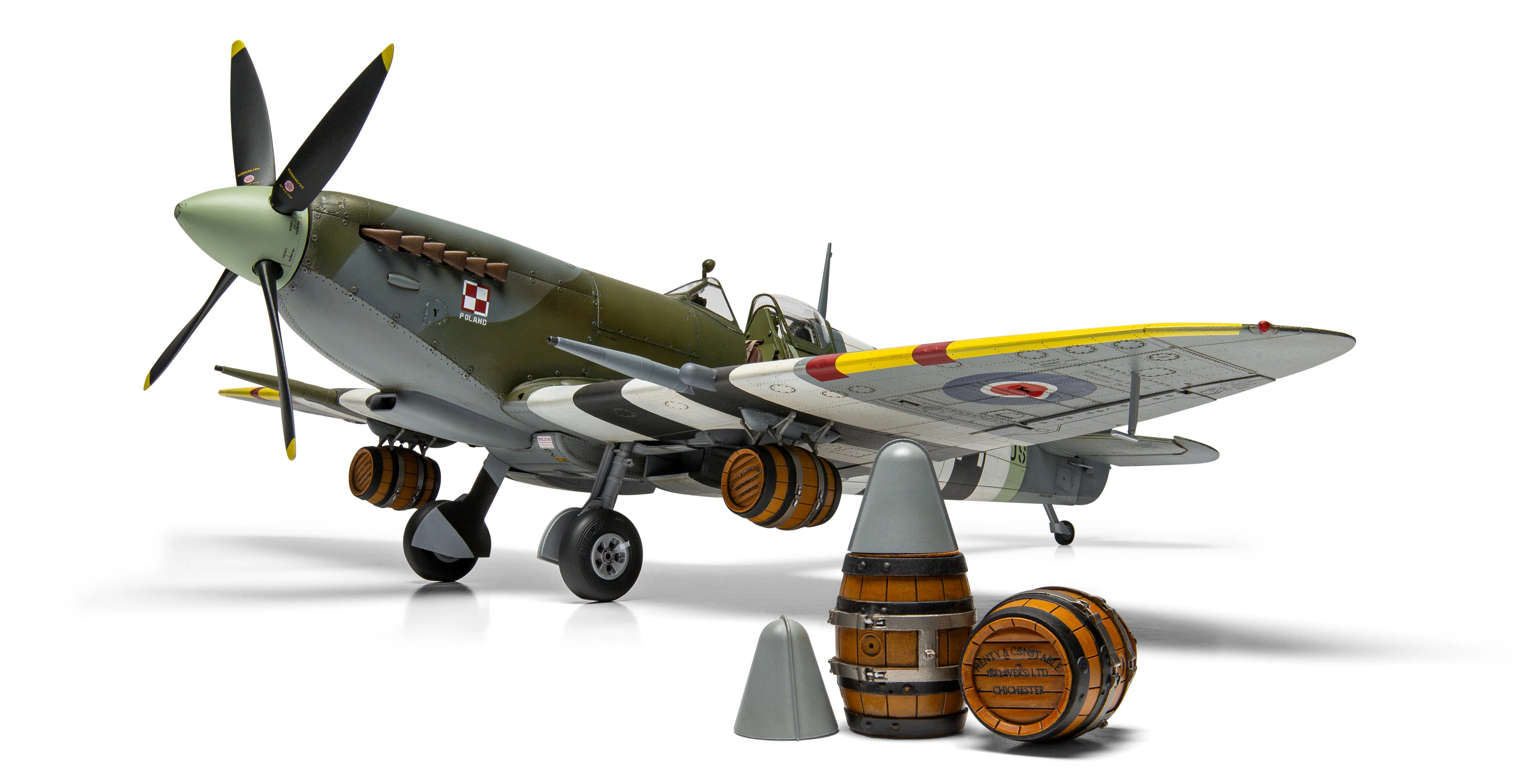 A17001A Supermarine Spitfire Mk.IXc Flying Dray Model Kit - Image 4
