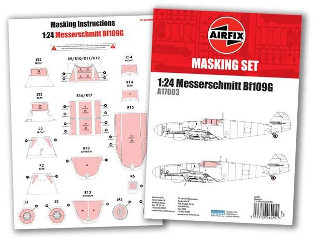 A65009 Masking Set - Messerschmitt Bf109G (A17003)