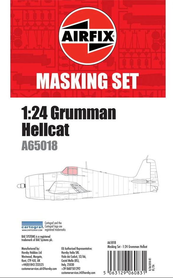 A65018 Masking Set - Grumman Hellcat