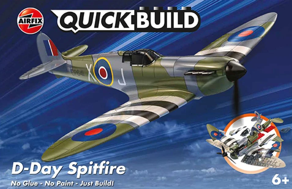 J6045 Airfix Quickbuild Model Kit - D-Day Spitfire