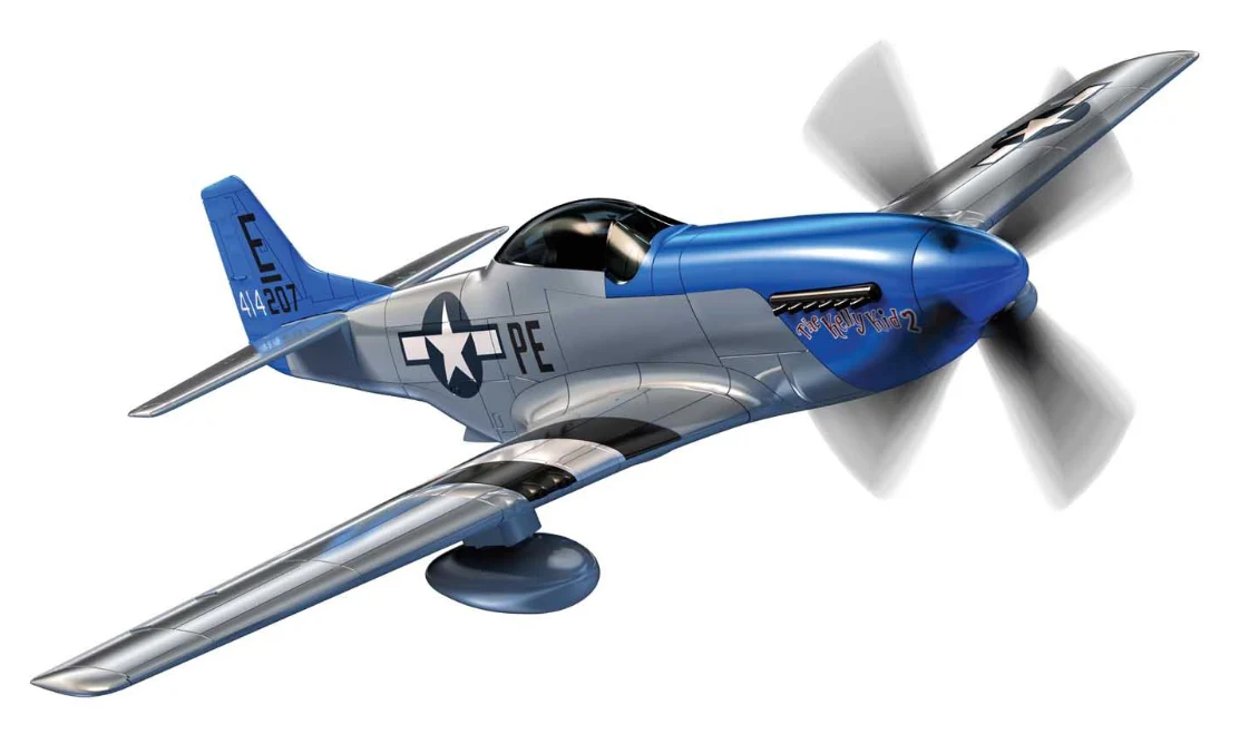J6046 QUICKBUILD D-Day P-51D Mustang Model Kit - Image 5