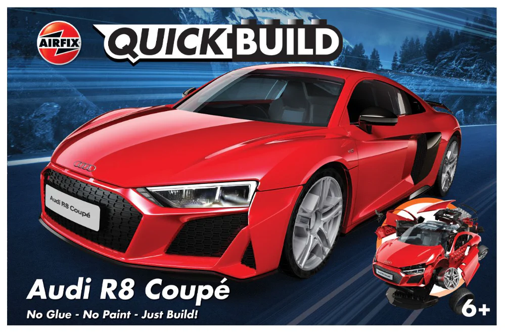 J6049 QUICKBUILD Audi R8 Coupe Model Kit