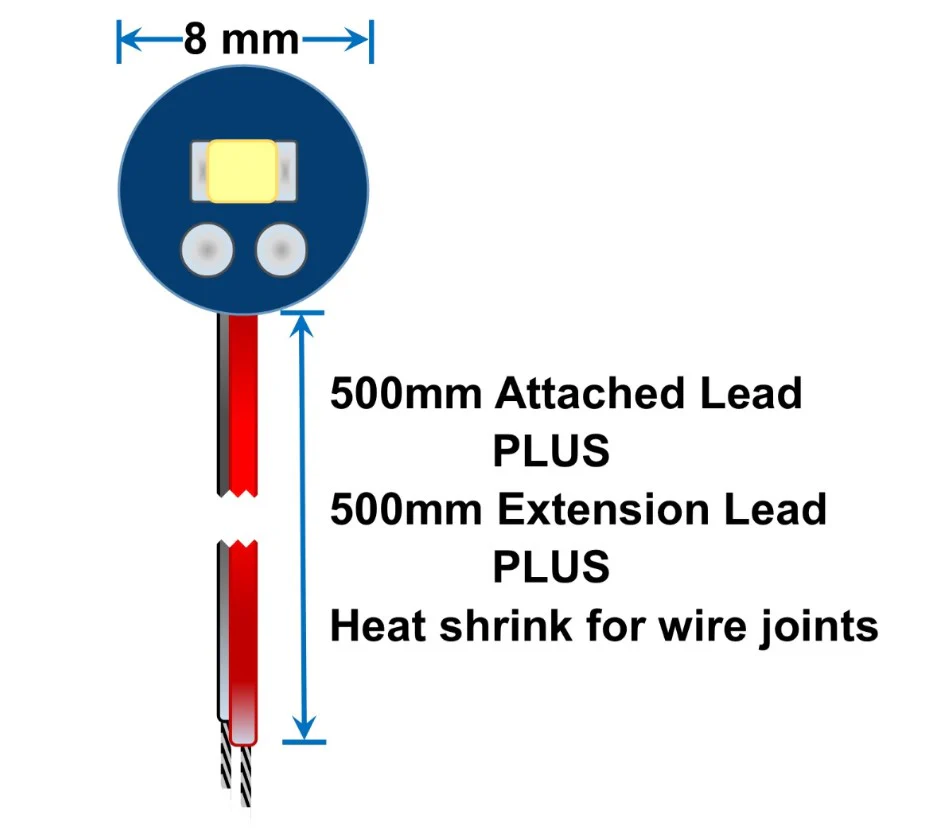 DCD-MELL Alpha Mimic Add-On Building Lighting Discs + Leads - Image 4