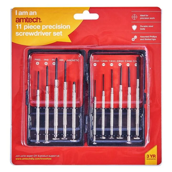 AM-L0500 11 Piece precision screwdriver set - Image 2