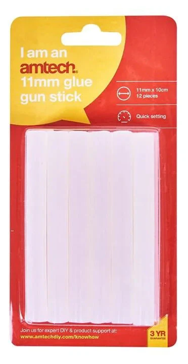 AM-S1870 11mm x 100mm Glue gun sticks (12 pack) - Image 2