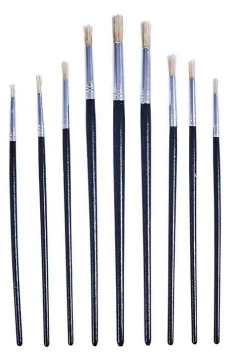 AM-S4135 9 Piece round tip art brush set - Image 3