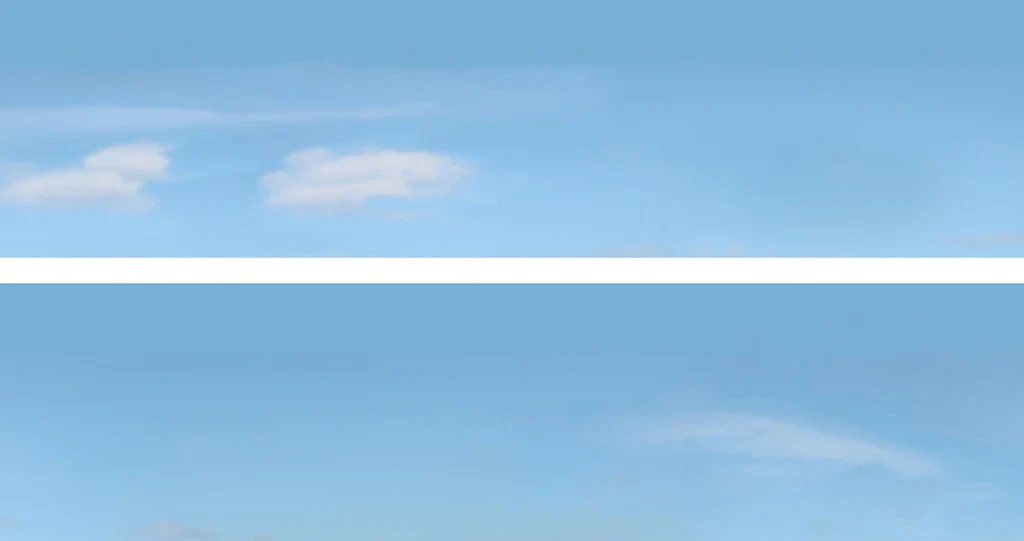 95271 Art Printers Blue Sky OO Gauge 15" High Backscene