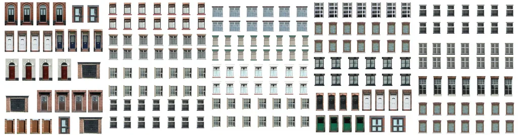 95257 Art Printers Building Material Asstd Doors & Windows