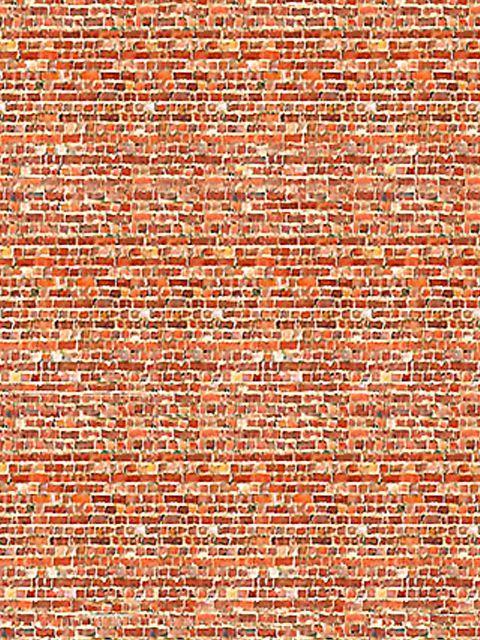 95234 Art Printers Building Material Light Old Red Brick