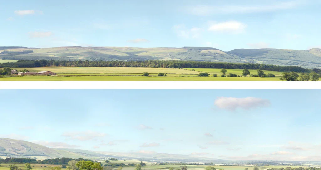 95311 Art Printers Hills & Dales Pack D OO Gauge 15" Backscene