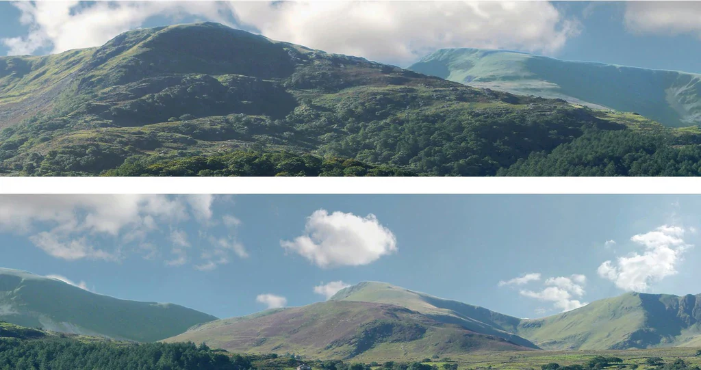 95263 Art Printers N Gauge Llanberis 9" High Backscene
