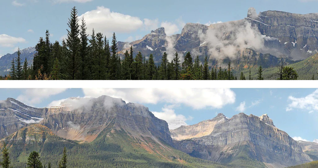 95343 Art Printers ROCKIES OO Gauge 15" High Backscene