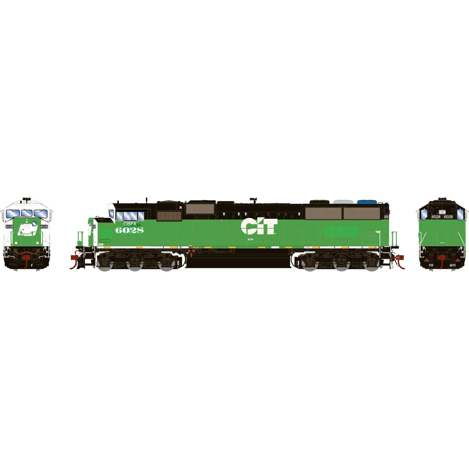 ATHG75525 G2.0 SD60M Tri-Clops, Ex-BN CBFX #6028 Diesel Locomotive
