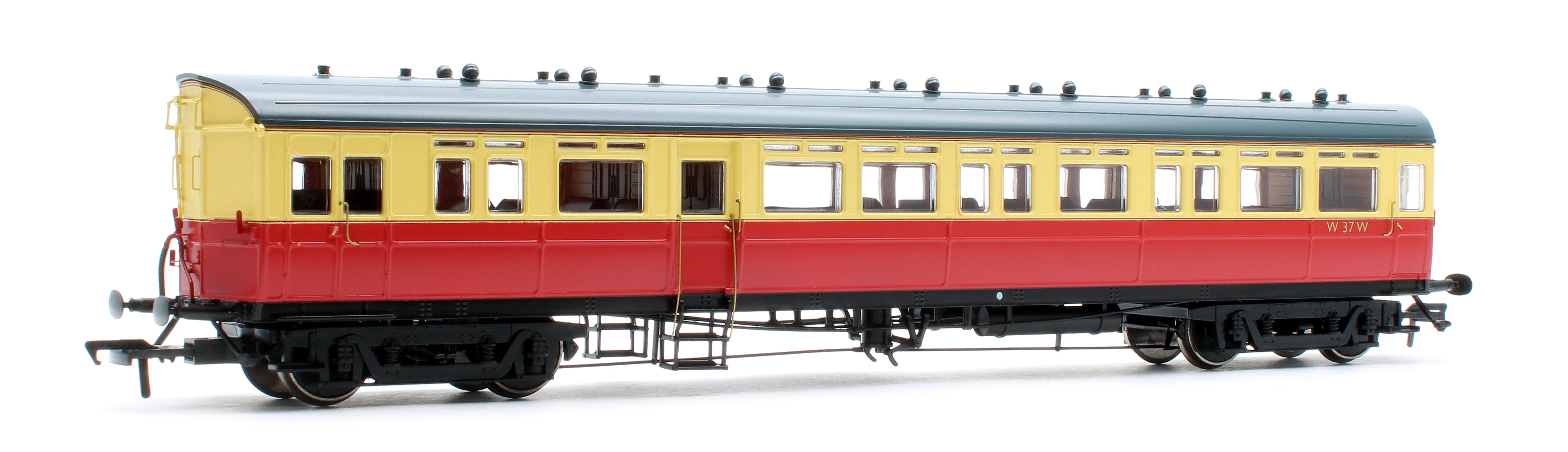 4P-004-005S Autocoach BR W37W Carmine & Cream - DCC Sound - Image 2