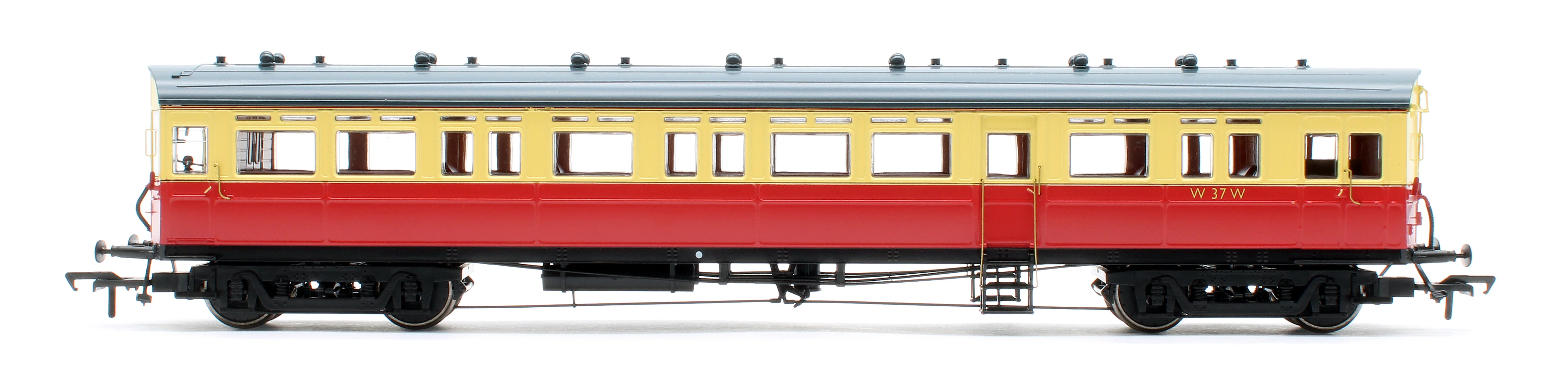 4P-004-005S Autocoach BR W37W Carmine & Cream - DCC Sound - Image 3