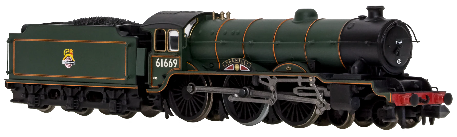 2S-020-008D B17 Easterling Set 61669 BR Early Crest & 4 Gresley Crimson & Cream Coaches - DCC Fitted