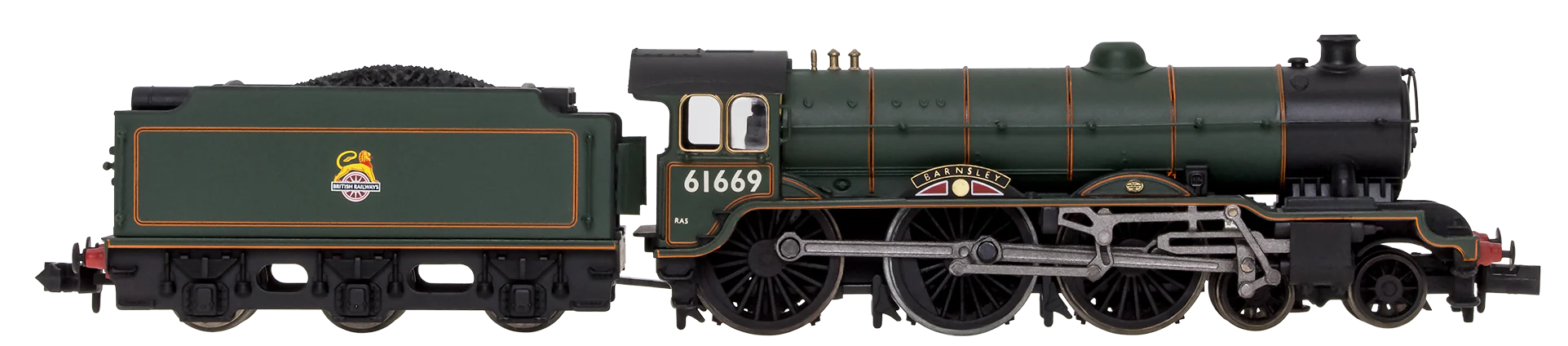 2S-020-008D B17 Easterling Set 61669 BR Early Crest & 4 Gresley Crimson & Cream Coaches - DCC Fitted - Image 2