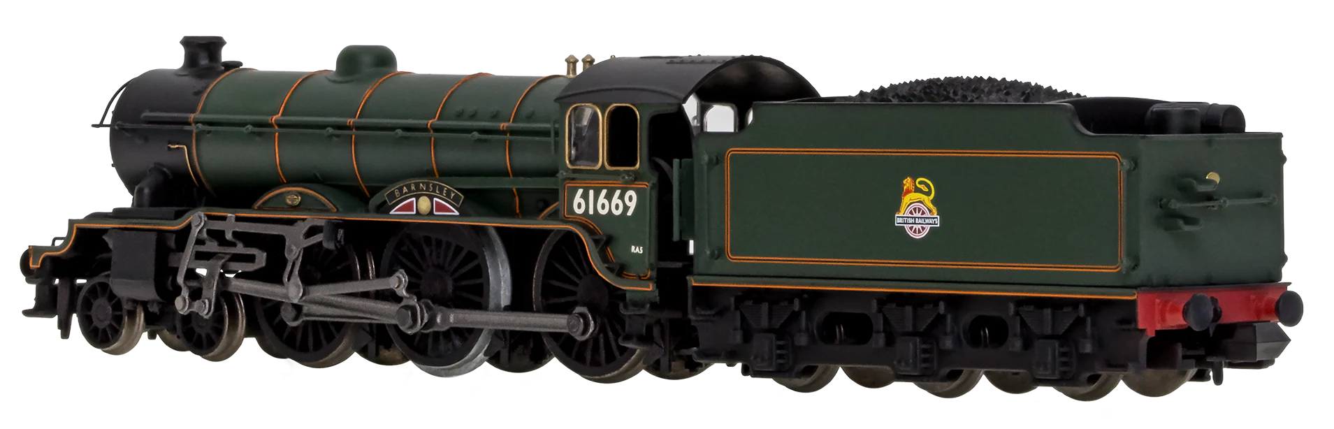 2S-020-008D B17 Easterling Set 61669 BR Early Crest & 4 Gresley Crimson & Cream Coaches - DCC Fitted - Image 3