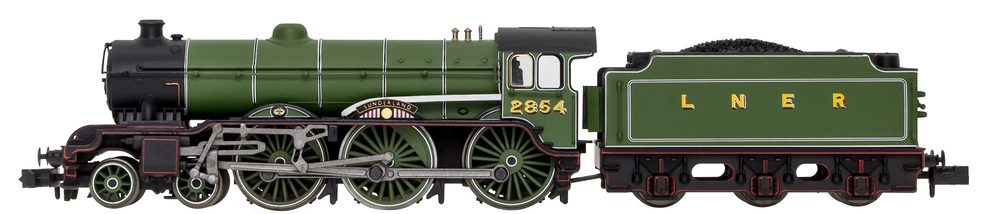 2S-020-004D B17 'Sunderland' 2854 LNER Apple Green - DCC Fitted - Image 4