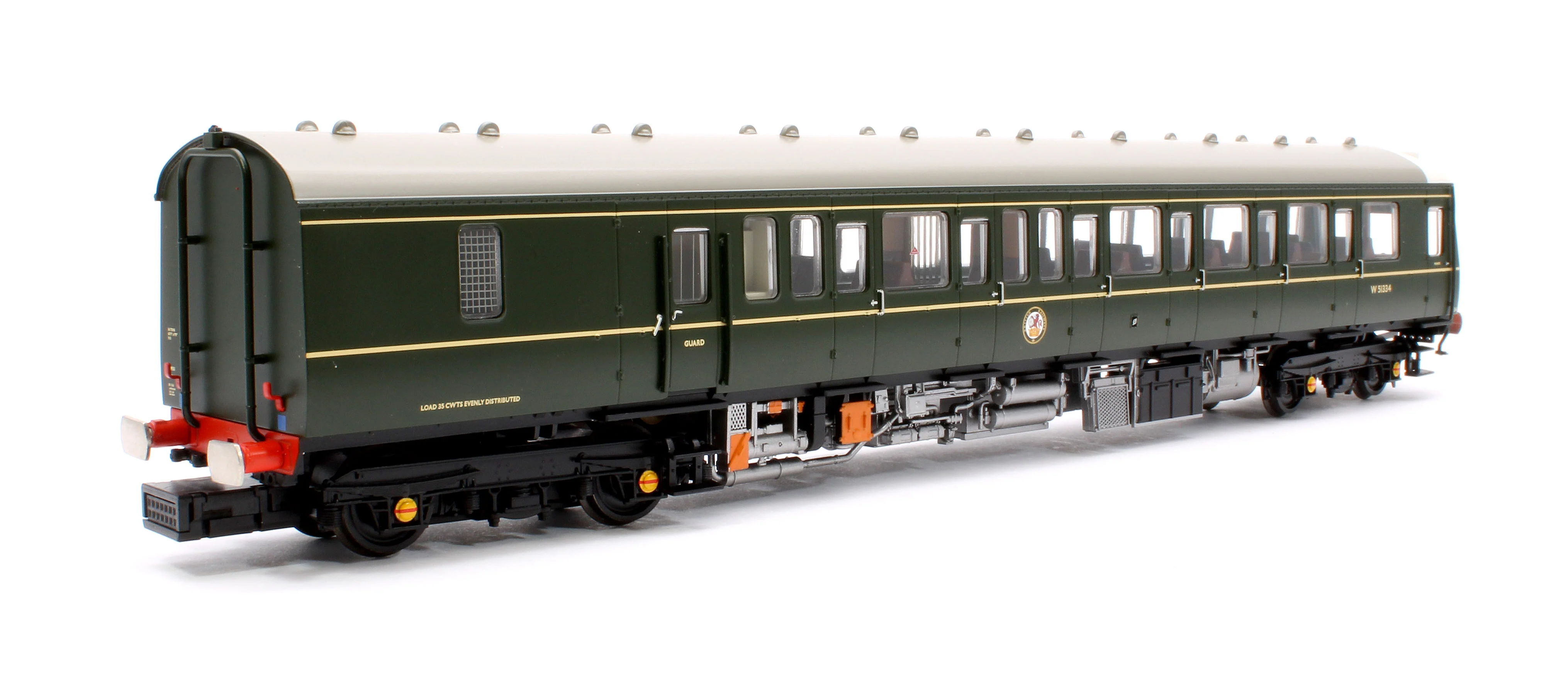 35-503SF Class 117 3-Car DMU R334 BR Green (Small Yellow Panels) - DCC Sound - Image 10