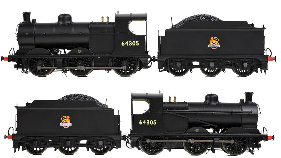 31-319A GCR 9J (J11) 64305 BR Black (Early Emblem) Steam Locomotive - Image 5
