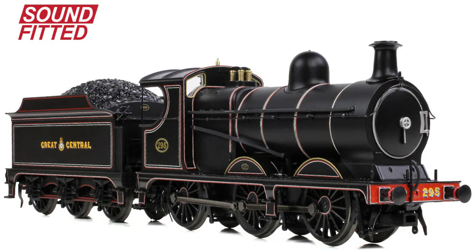 31-322SF GCR 9J 295 GCR Lined Black Steam Locomotive - DCC Sound - Image 2