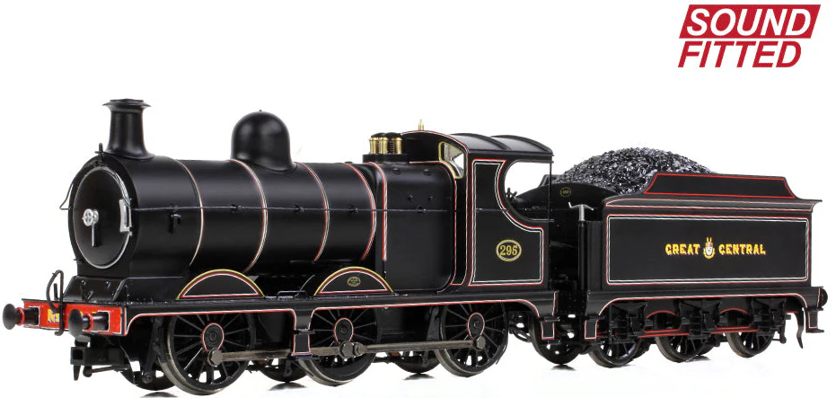 31-322SF GCR 9J 295 GCR Lined Black Steam Locomotive - DCC Sound - Image 3