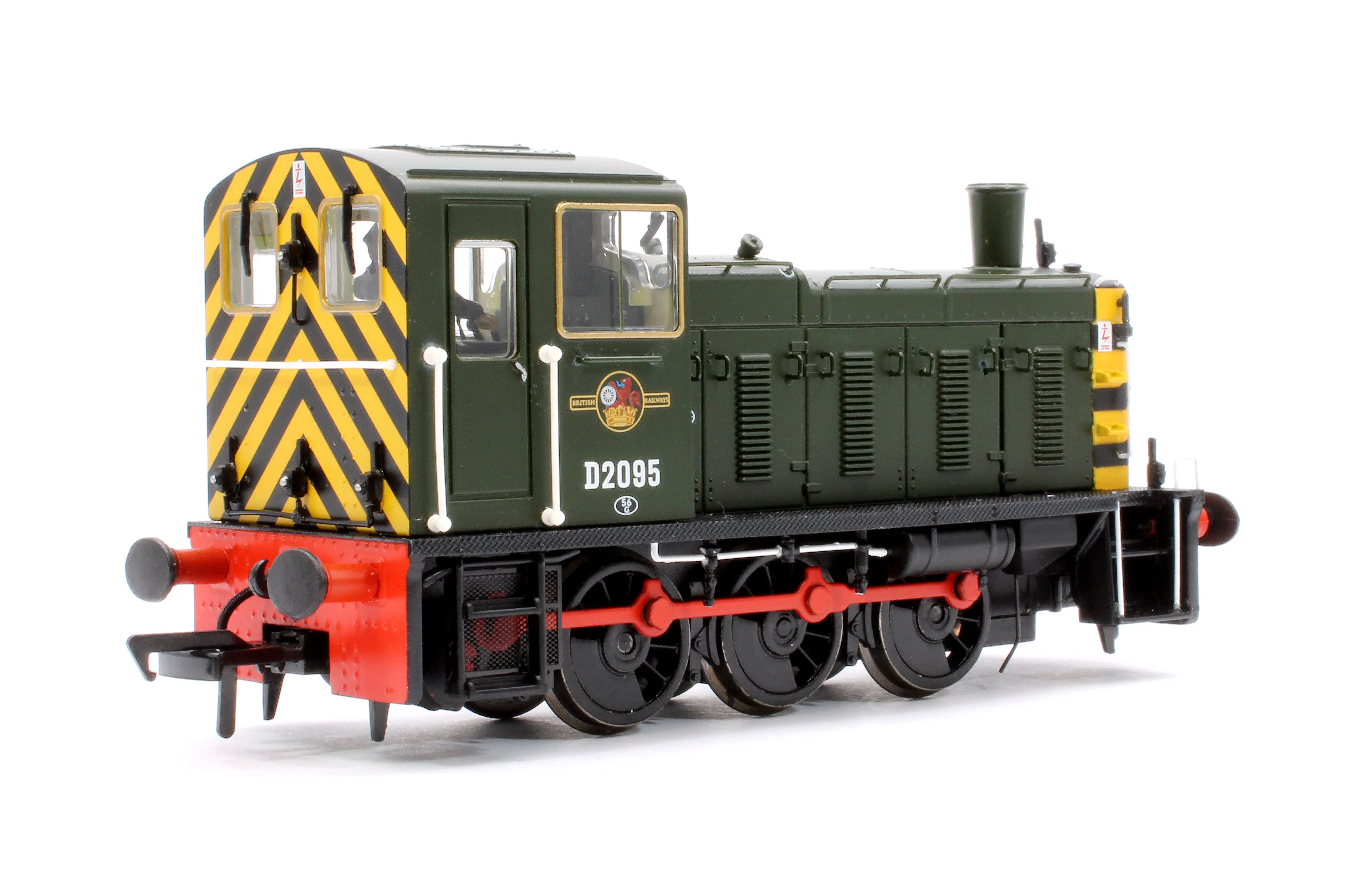 31-364A Class 03 D2095 BR Green (Wasp Stripes) Diesel Locomotive - Image 3